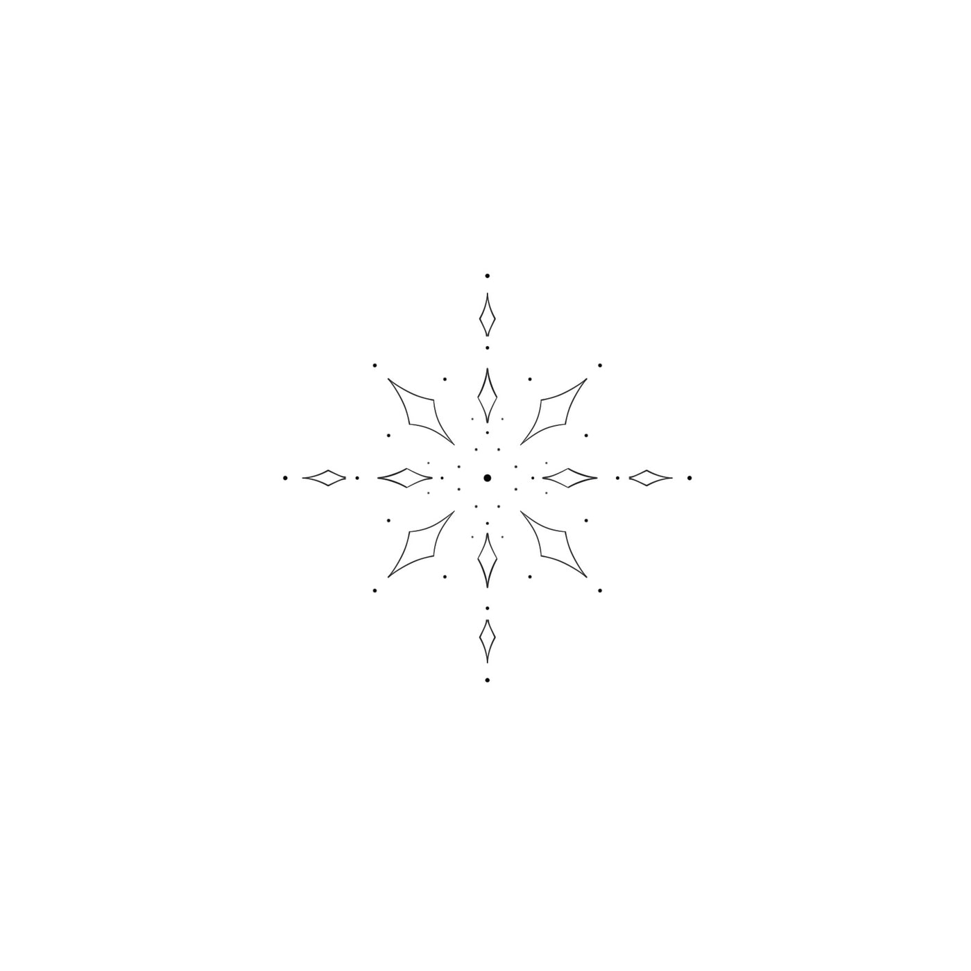 Mandala de línia fina
